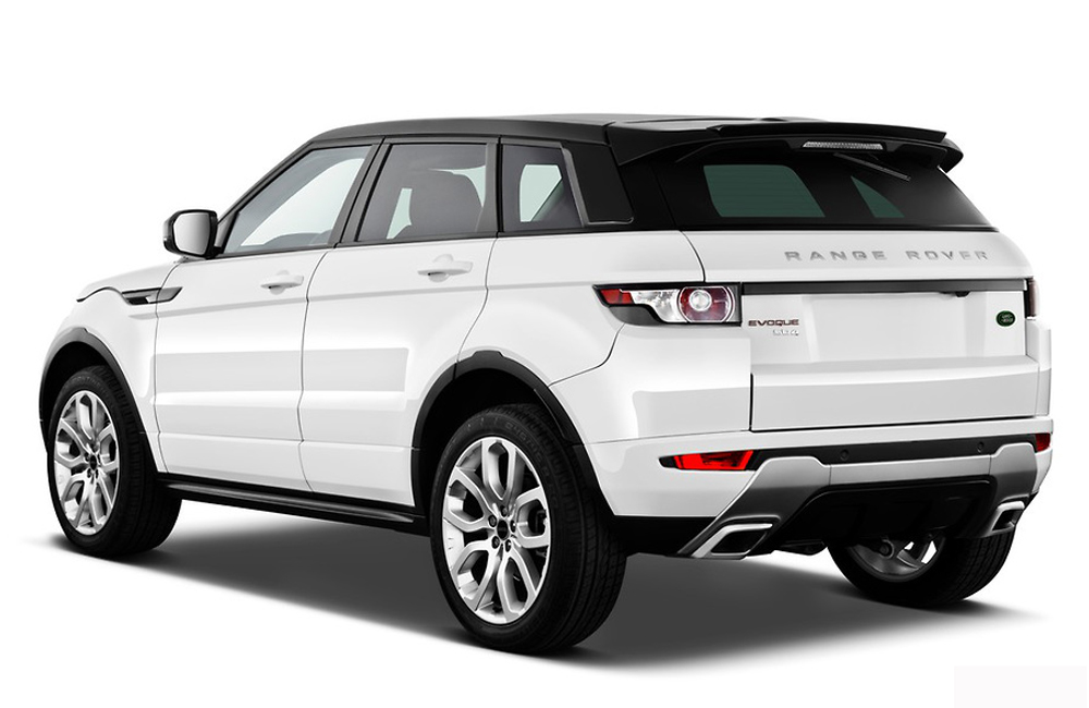 Range Rover Evoque 2.0 Si4 Price in Pakistan 2022 Review Pics Mileage Detail Back Side in White