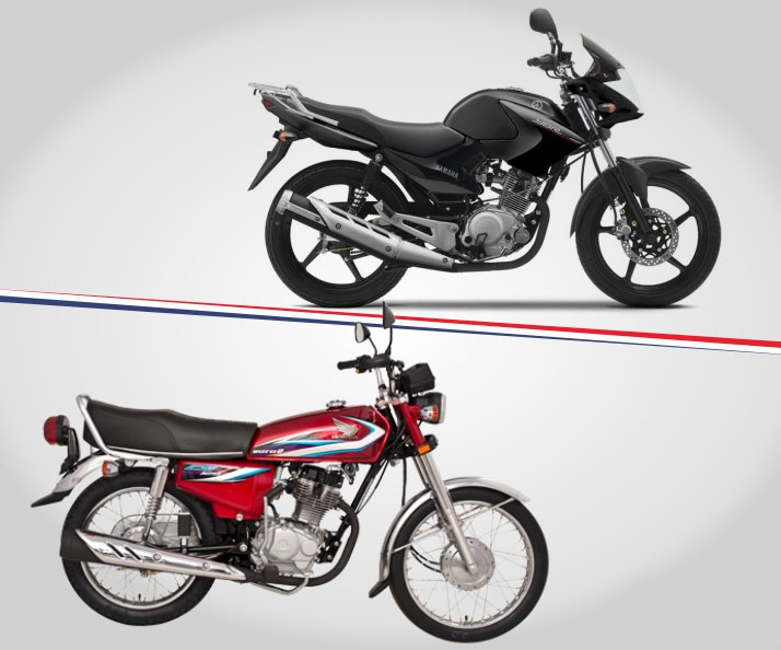 Honda CG-125 Vs Yamaha YBR-125 2016 Comparison Price, Mileage, Specs & Features