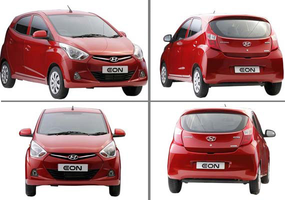 Hyundai Eon side, front and Rear look