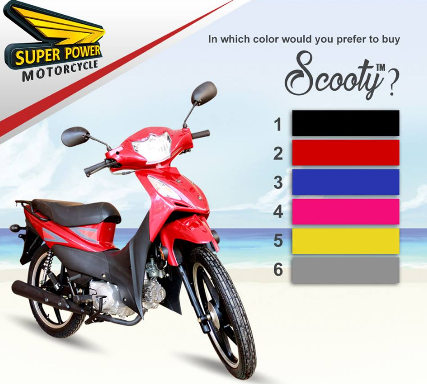Upcoming Super Power Scooty in Pakistan Price 2023