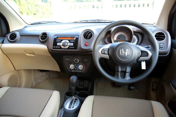 Honda Brio New Model front interior