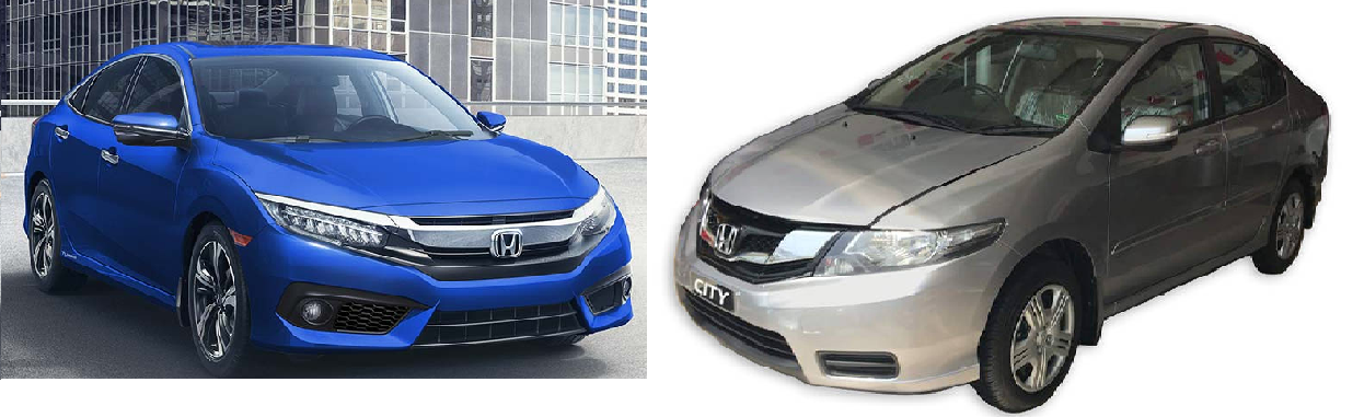 Honda Civic 19 Vs Honda City 19 Prices Shapes Specs Features Mileage Interior Exterior Comparison