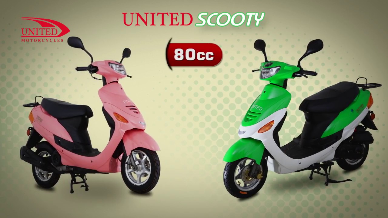 United 80cc Scooty