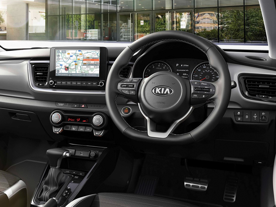 Interior of Kia Stonic 